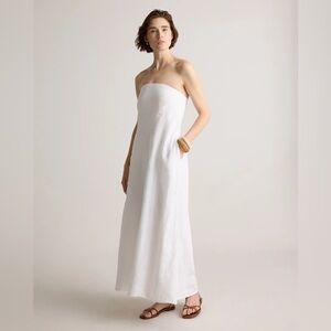 Quince Strapless Maxi Dress
